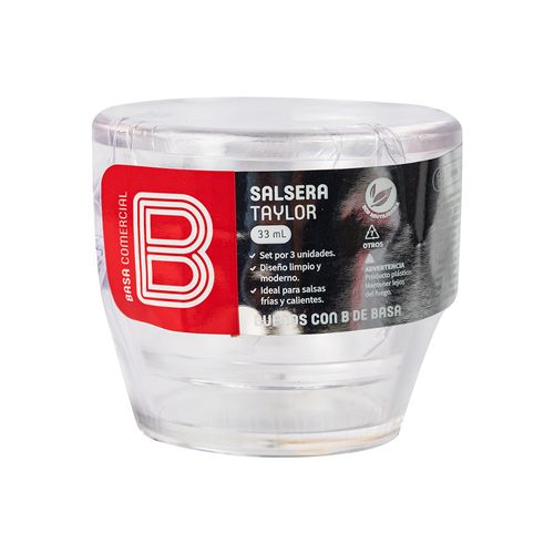 Salsera Taylor 33Ml Sin Tapa x 3 Und