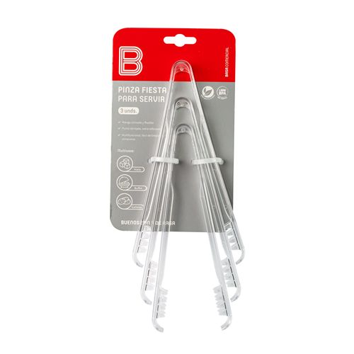 Pinza Fiesta x 3 Und