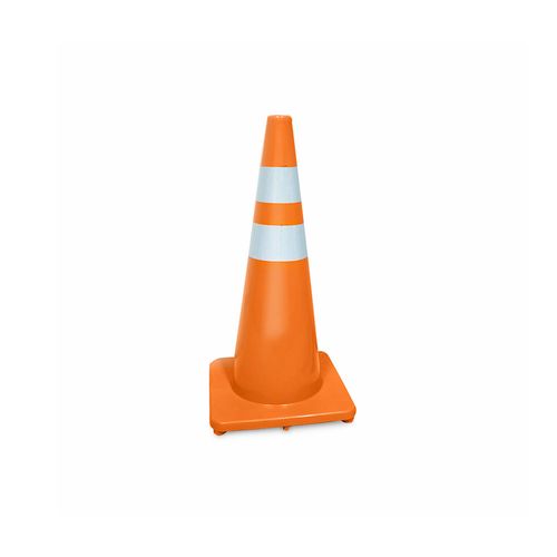 Cono Vial De Seguridad Pebd 70 Cms Con Cinta Reflectiva