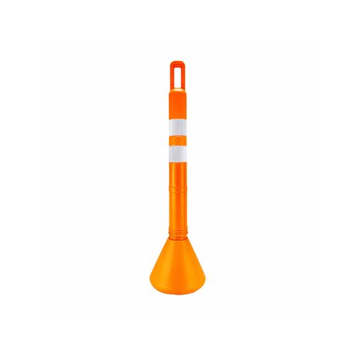 Señalizador Tubular Vial Pead Con Cinta Reflectiva