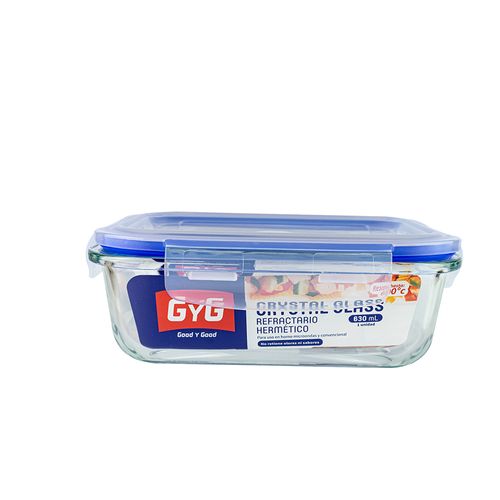 Taper Crystal Glass Rectangular 630 Ml Gyg